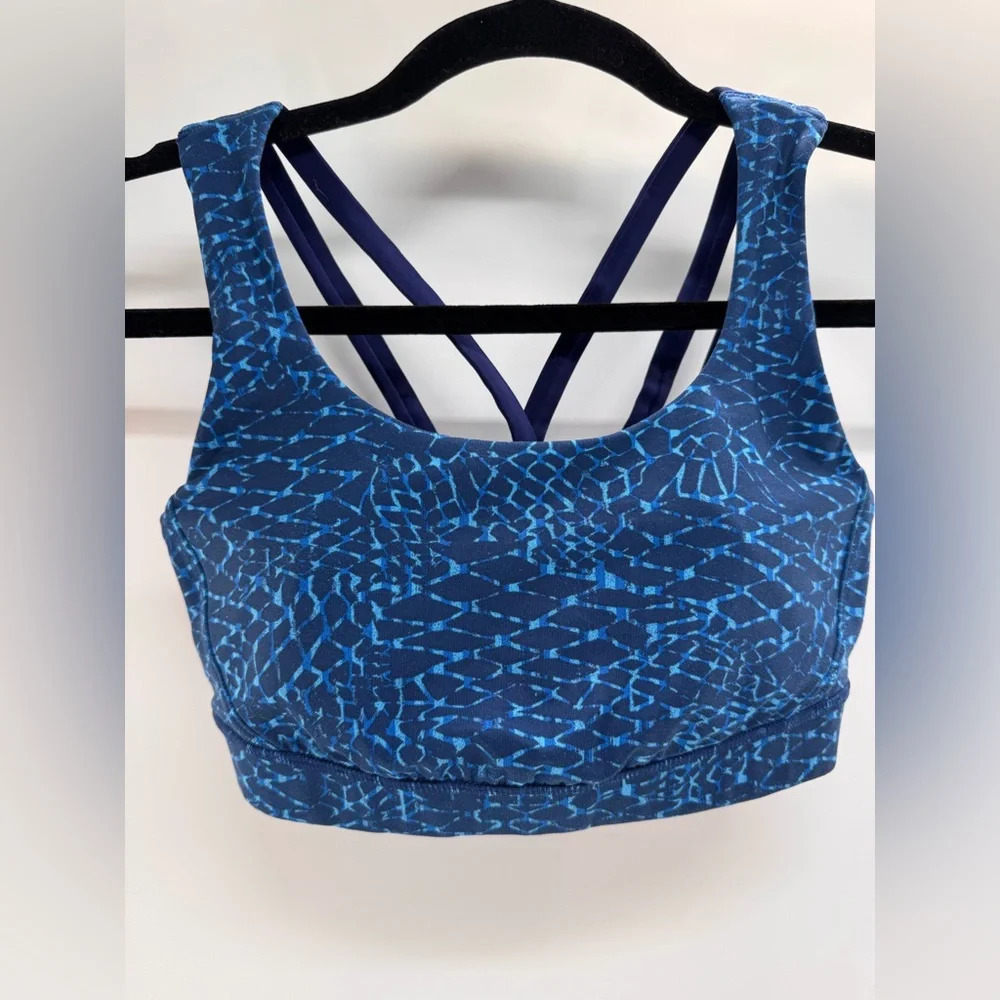 Lululemon Blue Sports Bra
